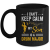 Son Drum Major Mom Dad Funny Keep Calm Marching Band Parent Mug | teecentury