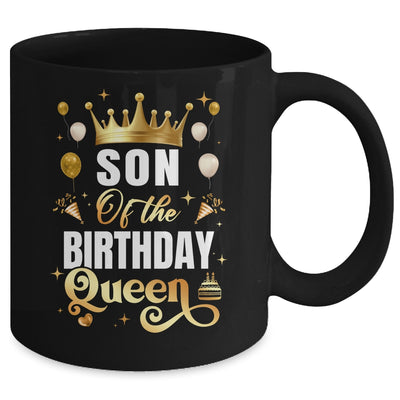 Son Of The Birthday Queen Funny Matching Birthday Party Mug | teecentury