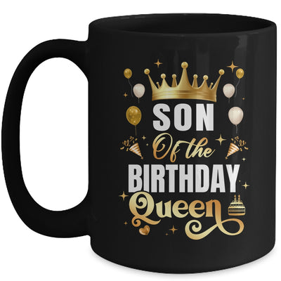 Son Of The Birthday Queen Funny Matching Birthday Party Mug | teecentury