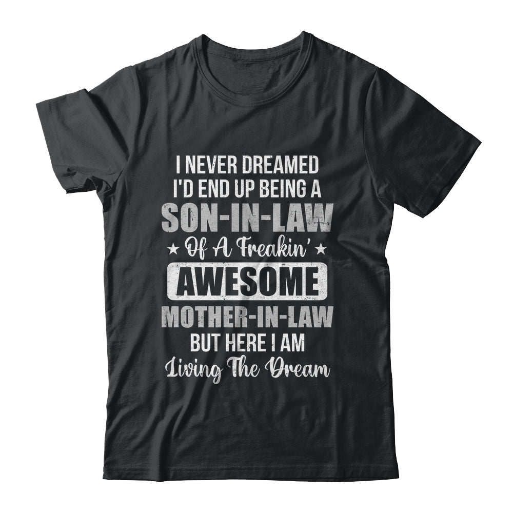 Son in Law Art from Mother in Law for Men Funny Son-in-Law Shirt & Hoodie | teecentury