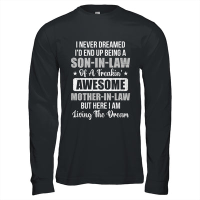 Son in Law Art from Mother in Law for Men Funny Son-in-Law Shirt & Hoodie | teecentury