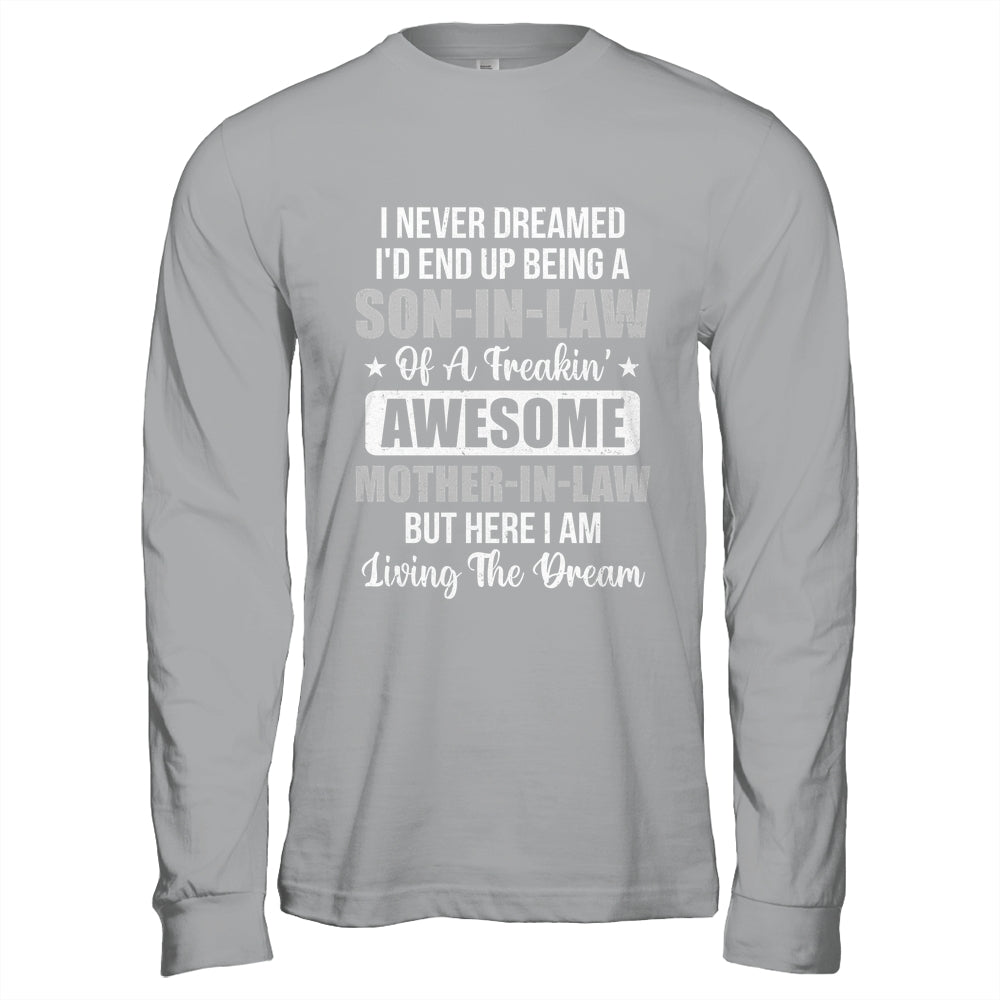 Son in Law Art from Mother in Law for Men Funny Son-in-Law Shirt & Hoodie | teecentury