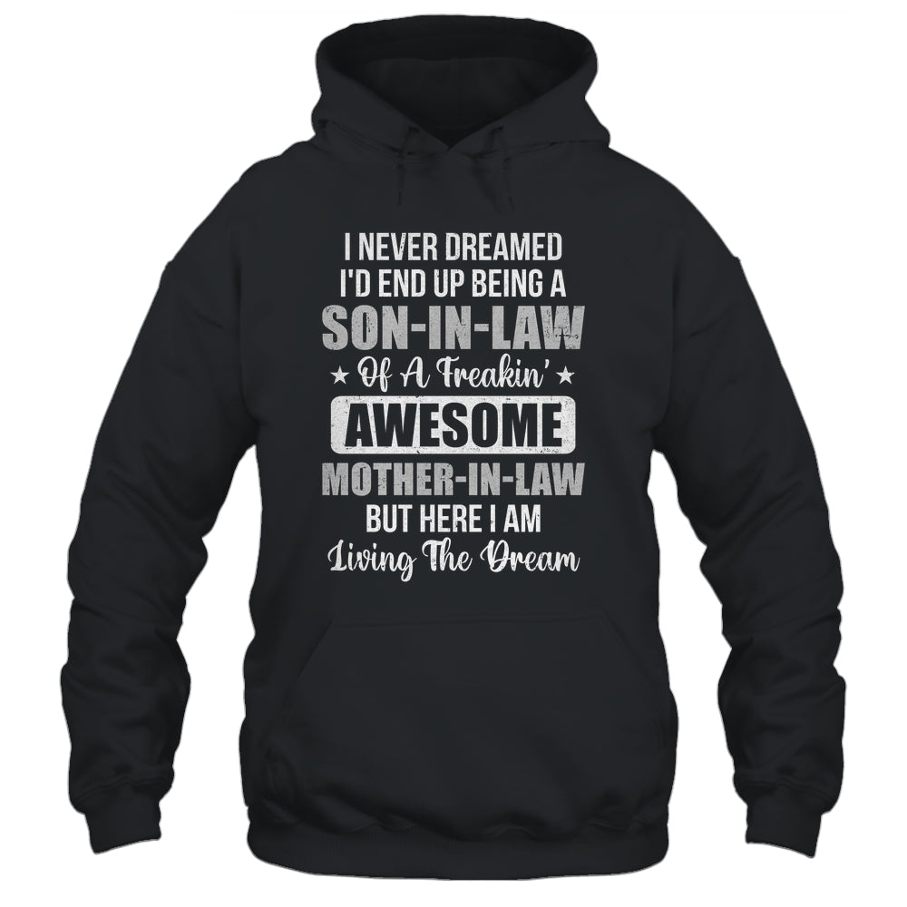 Son in Law Art from Mother in Law for Men Funny Son-in-Law Shirt & Hoodie | teecentury