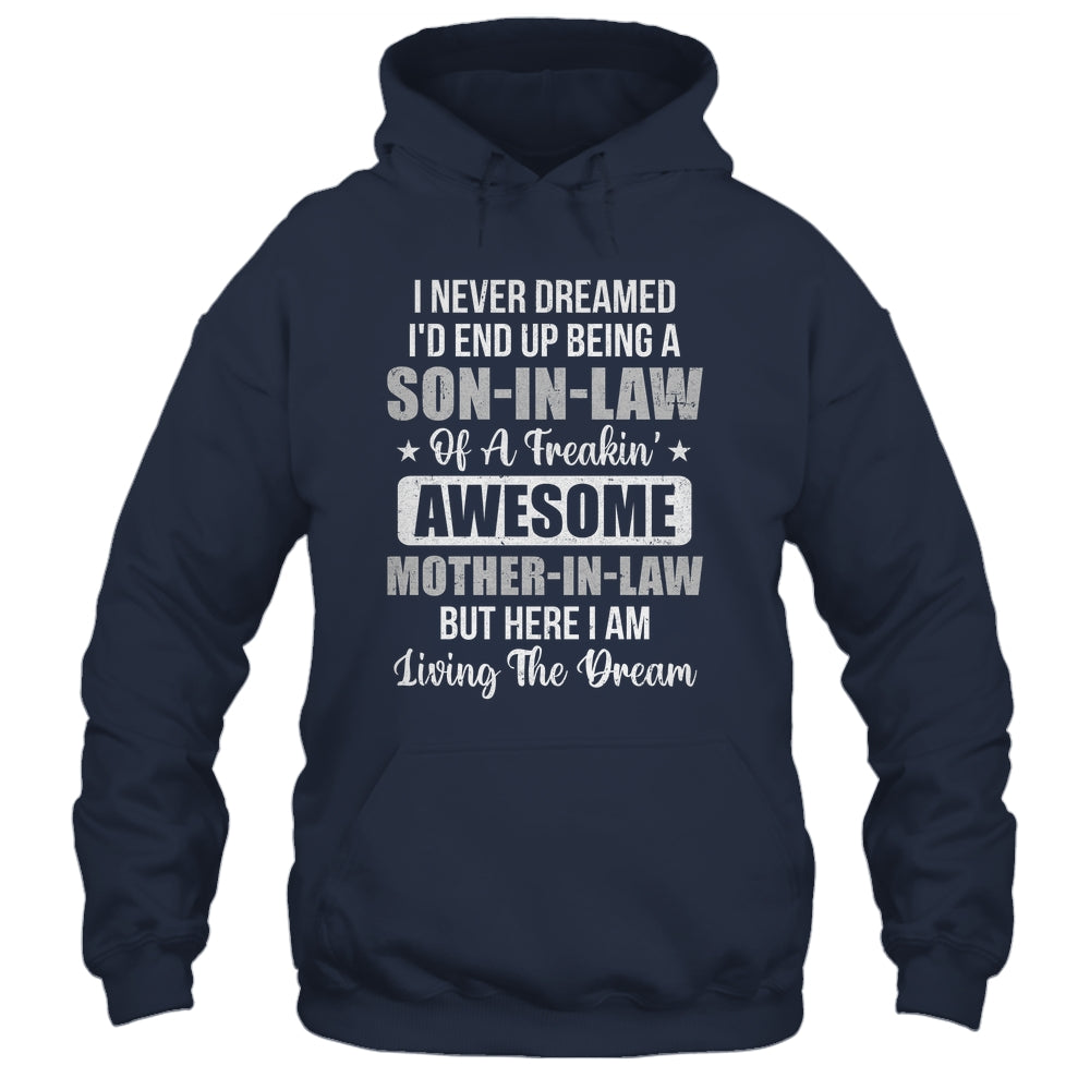 Son in Law Art from Mother in Law for Men Funny Son-in-Law Shirt & Hoodie | teecentury