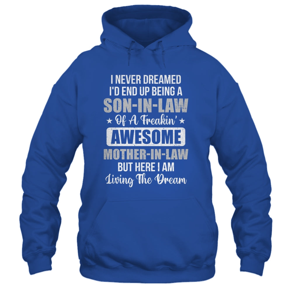 Son in Law Art from Mother in Law for Men Funny Son-in-Law Shirt & Hoodie | teecentury