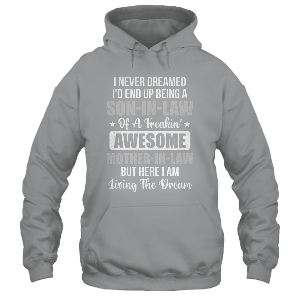 Son in Law Art from Mother in Law for Men Funny Son-in-Law Shirt & Hoodie | teecentury