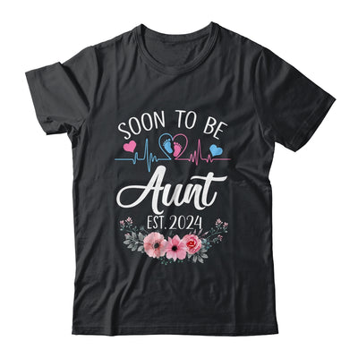 Soon To Be Aunt 2024 First Time Pregnancy Announcement Shirt & Tank Top | teecentury