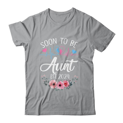 Soon To Be Aunt 2024 First Time Pregnancy Announcement Shirt & Tank Top | teecentury