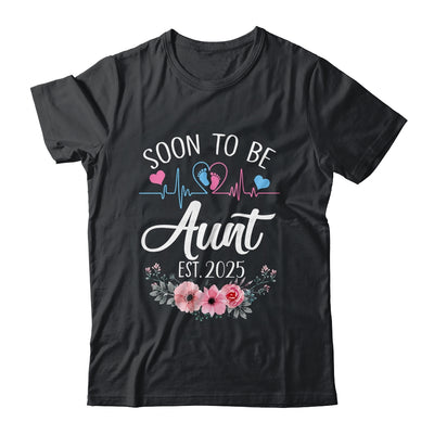 Soon To Be Aunt 2025 First Time Pregnancy Announcement Shirt & Tank Top | teecentury