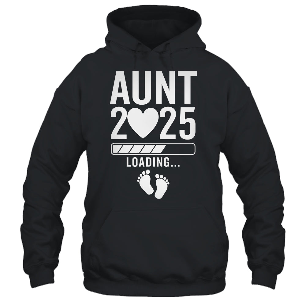 Soon To Be Aunt 2025 Pregnancy Announcement Loading Shirt & Tank Top | teecentury