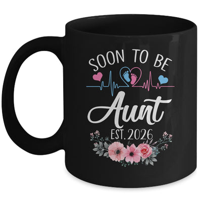 Soon To Be Aunt 2026 First Time Pregnancy Announcement Mug | teecentury