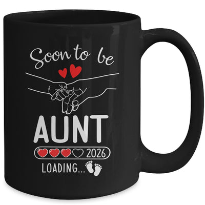 Soon To Be Aunt 2026 Loading Pregnancy Announcement Aunt Mug | teecentury