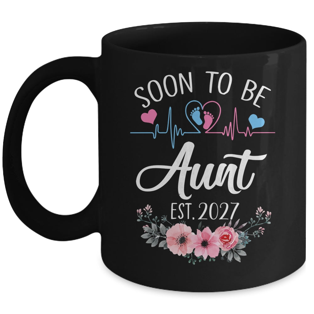Soon To Be Aunt 2027 First Time Pregnancy Announcement Mug | teecentury