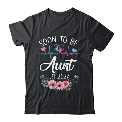 Soon To Be Aunt 2027 First Time Pregnancy Announcement Shirt & Tank Top | teecentury