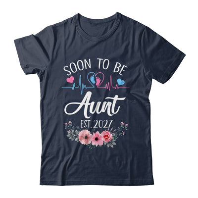 Soon To Be Aunt 2027 First Time Pregnancy Announcement Shirt & Tank Top | teecentury