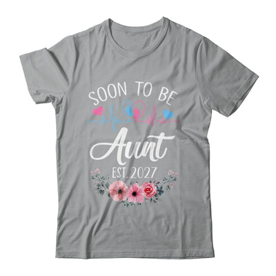 Soon To Be Aunt 2027 First Time Pregnancy Announcement Shirt & Tank Top | teecentury