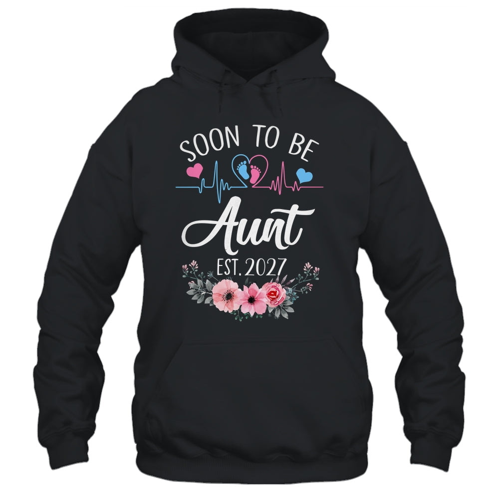 Soon To Be Aunt 2027 First Time Pregnancy Announcement Shirt & Tank Top | teecentury