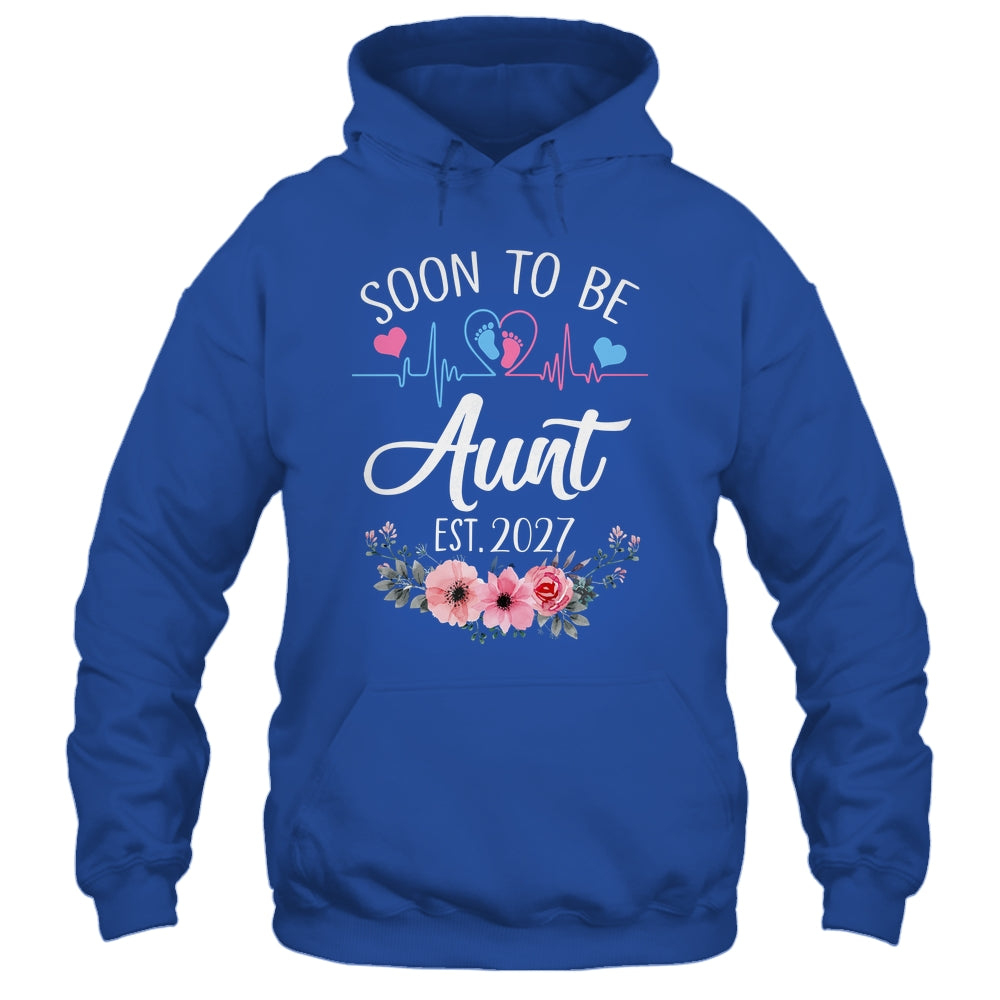 Soon To Be Aunt 2027 First Time Pregnancy Announcement Shirt & Tank Top | teecentury