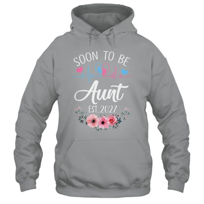 Soon To Be Aunt 2027 First Time Pregnancy Announcement Shirt & Tank Top | teecentury