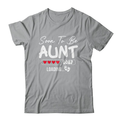 Soon To Be Aunt 2027 Loading Promoted To Aunt Est 2027 Shirt & Tank Top | teecentury