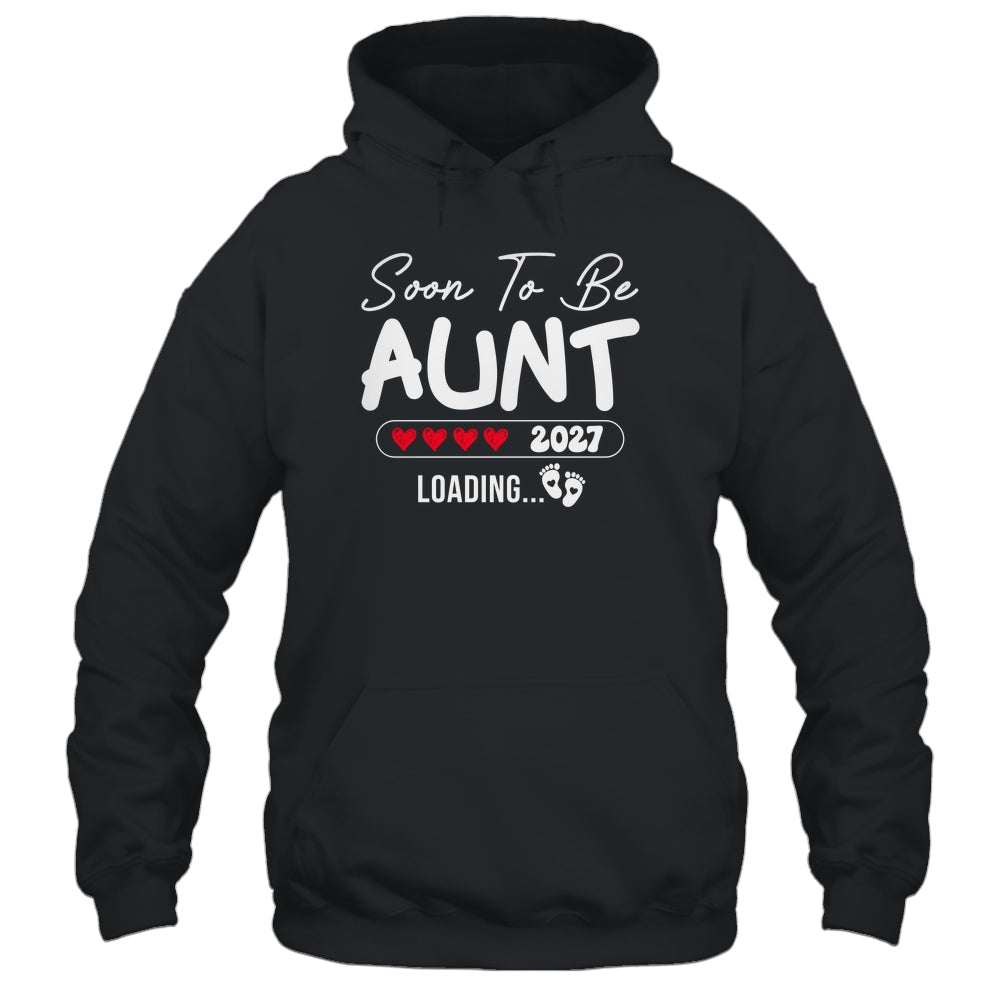 Soon To Be Aunt 2027 Loading Promoted To Aunt Est 2027 Shirt & Tank Top | teecentury