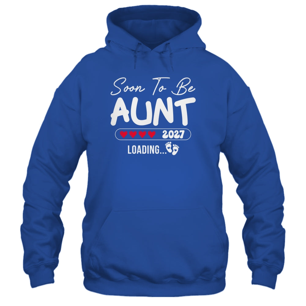 Soon To Be Aunt 2027 Loading Promoted To Aunt Est 2027 Shirt & Tank Top | teecentury