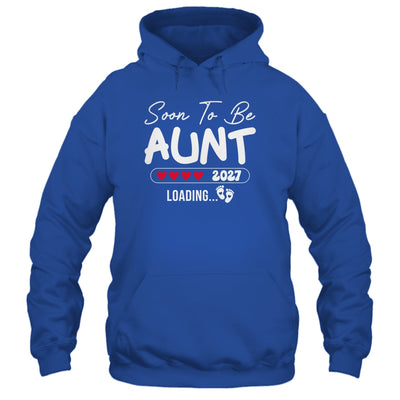 Soon To Be Aunt 2027 Loading Promoted To Aunt Est 2027 Shirt & Tank Top | teecentury