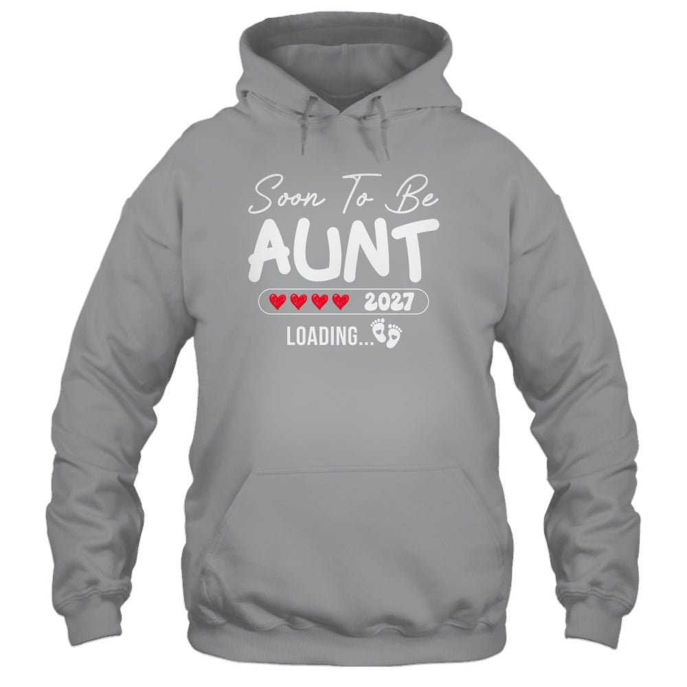 Soon To Be Aunt 2027 Loading Promoted To Aunt Est 2027 Shirt & Tank Top | teecentury