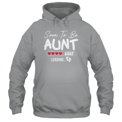 Soon To Be Aunt 2027 Loading Promoted To Aunt Est 2027 Shirt & Tank Top | teecentury