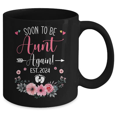 Soon To Be Aunt Again Est 2024 Mothers Day Mug | teecentury