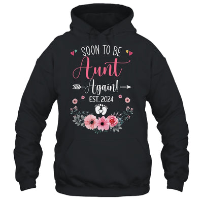 Soon To Be Aunt Again Est 2024 Mothers Day Shirt & Tank Top | teecentury