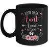 Soon To Be Aunt Again Est 2025 Mothers Day Mug | teecentury