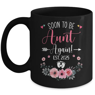 Soon To Be Aunt Again Est 2025 Mothers Day Mug | teecentury