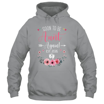 Soon To Be Aunt Again Est 2026 Mothers Day Shirt & Tank Top | teecentury