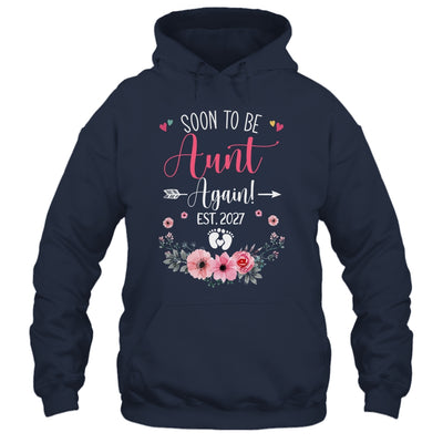 Soon To Be Aunt Again Est 2027 Mothers Day Shirt & Tank Top | teecentury