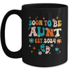 Soon To Be Aunt Est 2024 Pregnancy Announcement Groovy Mug | teecentury