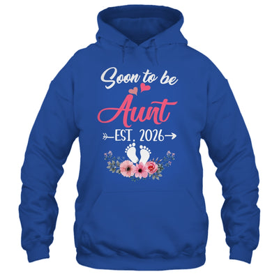Soon To Be Aunt Est 2026 Mothers Day First Time Aunt Shirt & Tank Top | teecentury