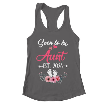 Soon To Be Aunt Est 2026 Mothers Day First Time Aunt Shirt & Tank Top | teecentury