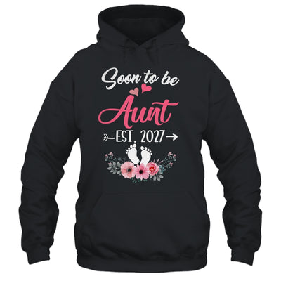 Soon To Be Aunt Est 2027 Mothers Day First Time Aunt Shirt & Tank Top | teecentury