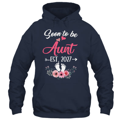Soon To Be Aunt Est 2027 Mothers Day First Time Aunt Shirt & Tank Top | teecentury