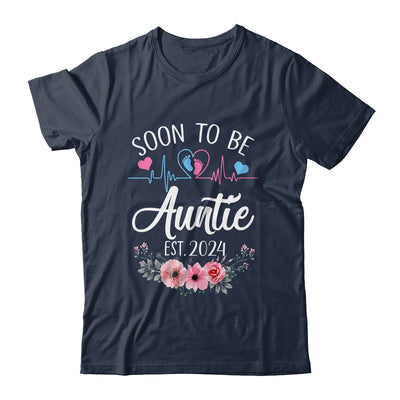 Soon To Be Auntie 2024 First Time Pregnancy Announcement Shirt & Tank Top | teecentury