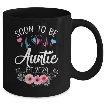 Soon To Be Auntie 2024 First Time Pregnancy Announcement Mug | teecentury