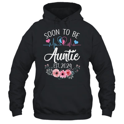 Soon To Be Auntie 2024 First Time Pregnancy Announcement Shirt & Tank Top | teecentury