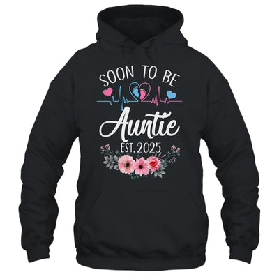 Soon To Be Auntie 2025 First Time Pregnancy Announcement Shirt & Tank Top | teecentury