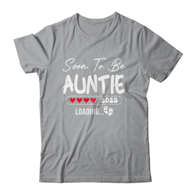 Soon To Be Auntie 2025 Loading Promoted To Auntie Est 2025 Shirt & Tank Top | teecentury