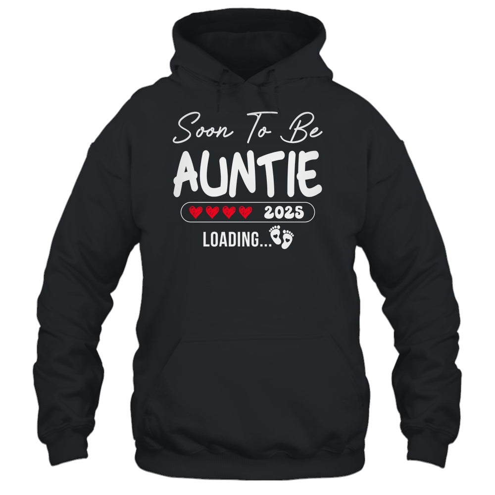 Soon To Be Auntie 2025 Loading Promoted To Auntie Est 2025 Shirt & Tank Top | teecentury