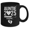 Soon To Be Auntie 2025 Pregnancy Announcement Loading Mug | teecentury