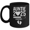 Soon To Be Auntie 2025 Pregnancy Announcement Loading Mug | teecentury