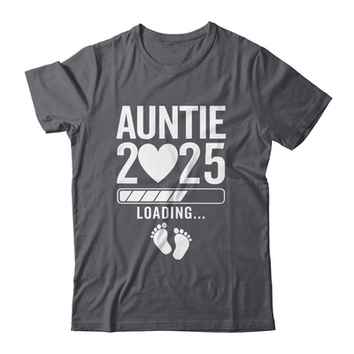Soon To Be Auntie 2025 Pregnancy Announcement Loading Shirt & Tank Top | teecentury