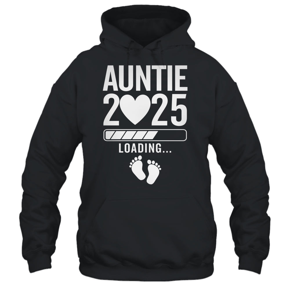 Soon To Be Auntie 2025 Pregnancy Announcement Loading Shirt & Tank Top | teecentury
